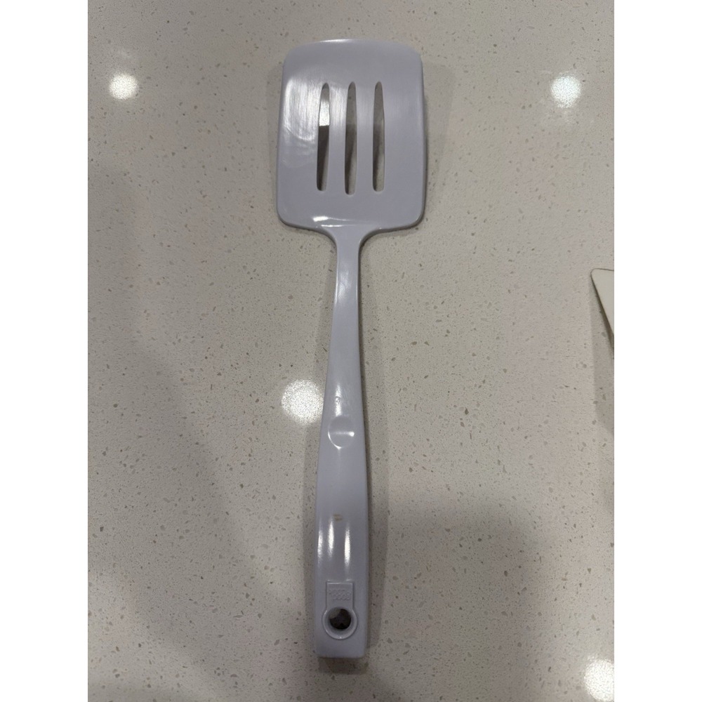 Good Cook Melamine‎ Ware Vintage Wide 3 Slotted Spatula Turner JP-624 White 12"